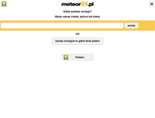 Tablet Screenshot of meteor24.pl